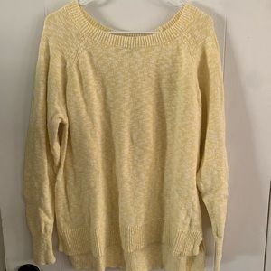 Light yellow summer sweater